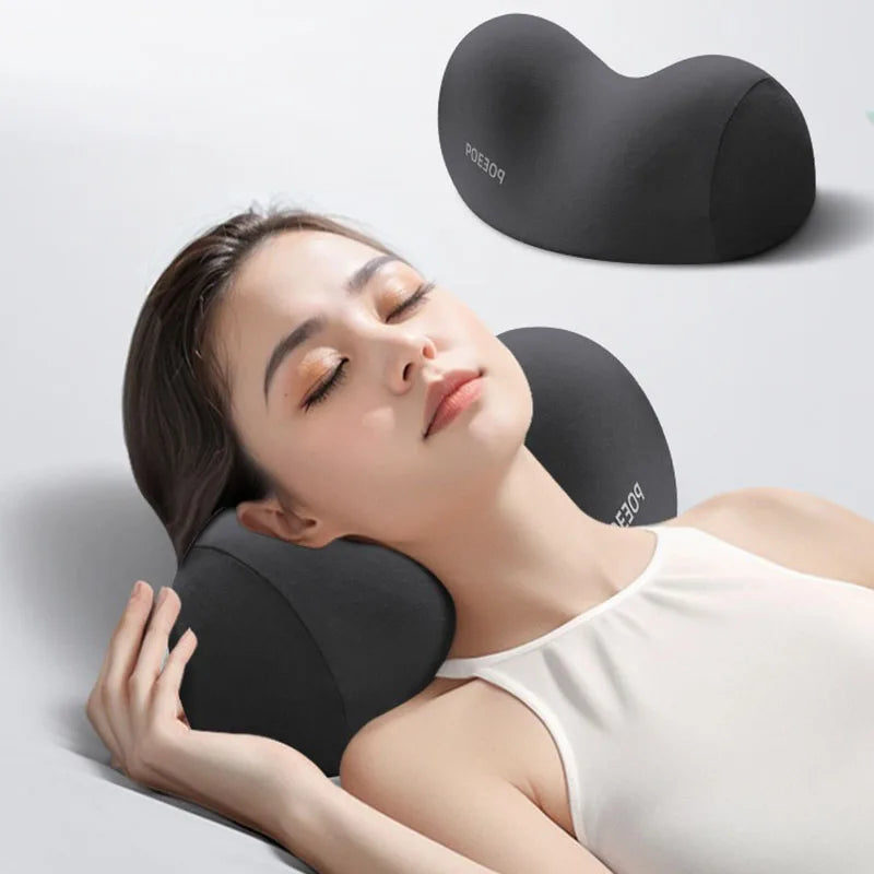Afralia™ Memory Cotton Cervical Neck Pillow: Supportive, Cozy, Removable Cover