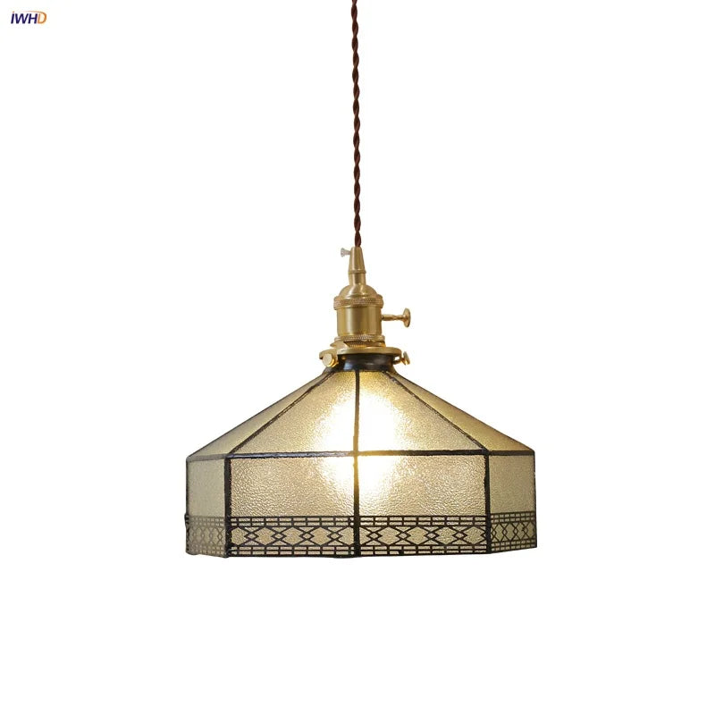 Afralia™ Gray Glass LED Pendant Light Fixture with Adjustable Hang Lamp