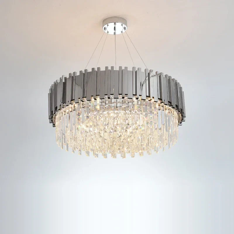 Afralia™ Classic Crystal Chandelier Pendant Light for Home Decor