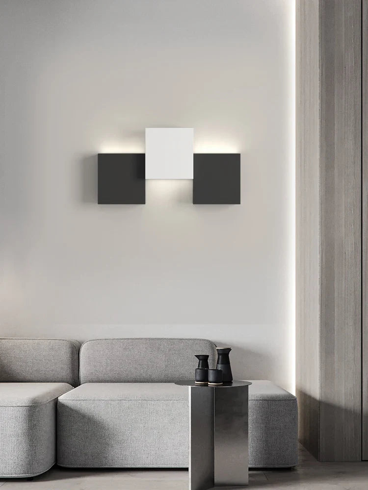 Afralia™ Modern Wall Light Ultra-Thin Small Outdoor Bedroom Light White LED