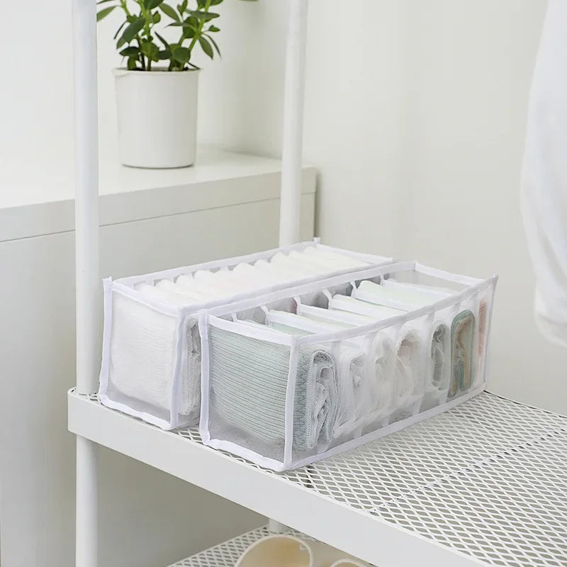 Afralia™ Bra & Underwear Organizer Box Set for Wardrobe Storage