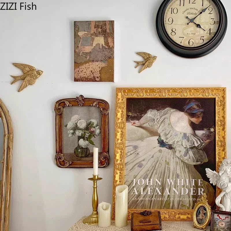 Afralia™ Dove Wall Hanging Hooks for Stylish Living Room Display