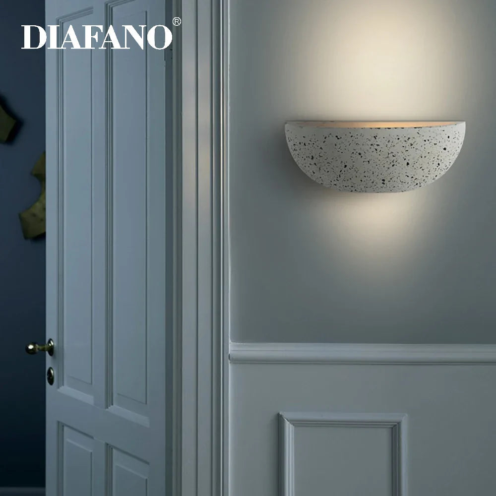 Afralia™ Modern Marble Desk Wall Lamp LED Spotlight Bedroom Sconces