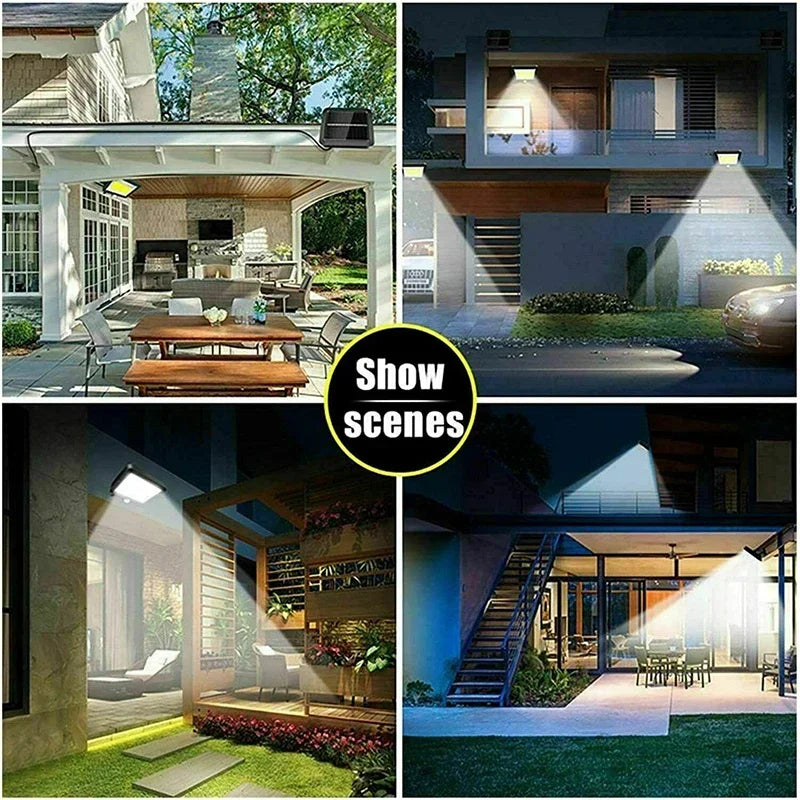 Afralia™ Solar Split Wall Lamp 3 Mode Motion Sensor Waterproof Garden Street Light