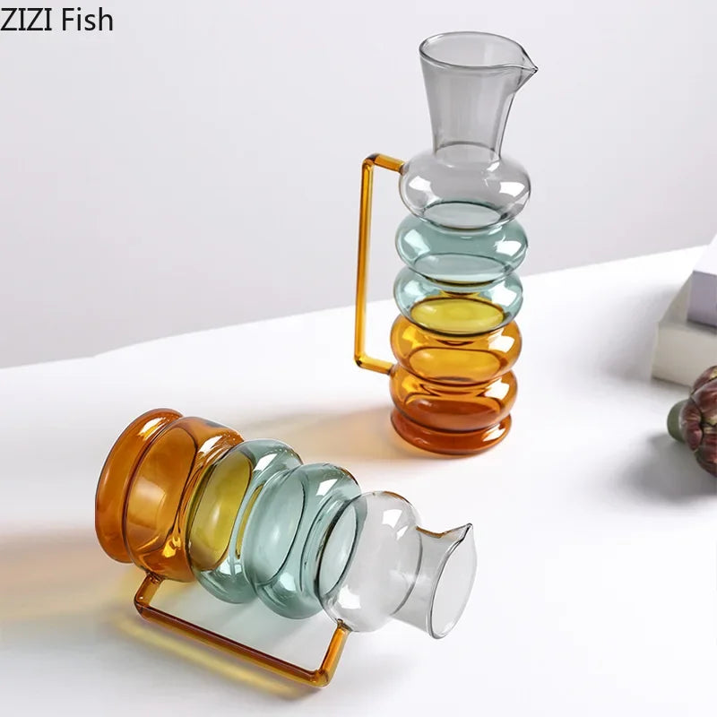 Afralia™ Bubble Glass Vase Hydroponics Plant Pot Table Decoration Floral Room Aesthetic Decor