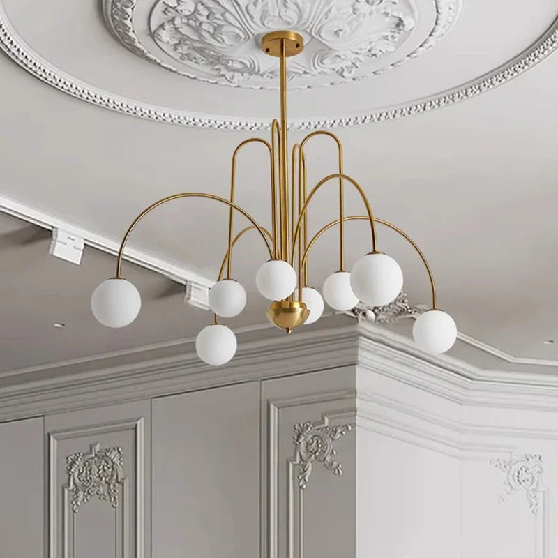 Afralia™ Modern LED Pendant Chandeliers for Living Room and Dining Room