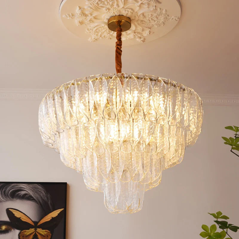 Afralia™ Modern Duplex Building Chandelier - High-End Handmade Luxury Bedroom Lamp