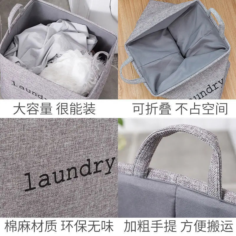 Afralia™ Portable Felt Handy Dirty Clothes Storage Basket