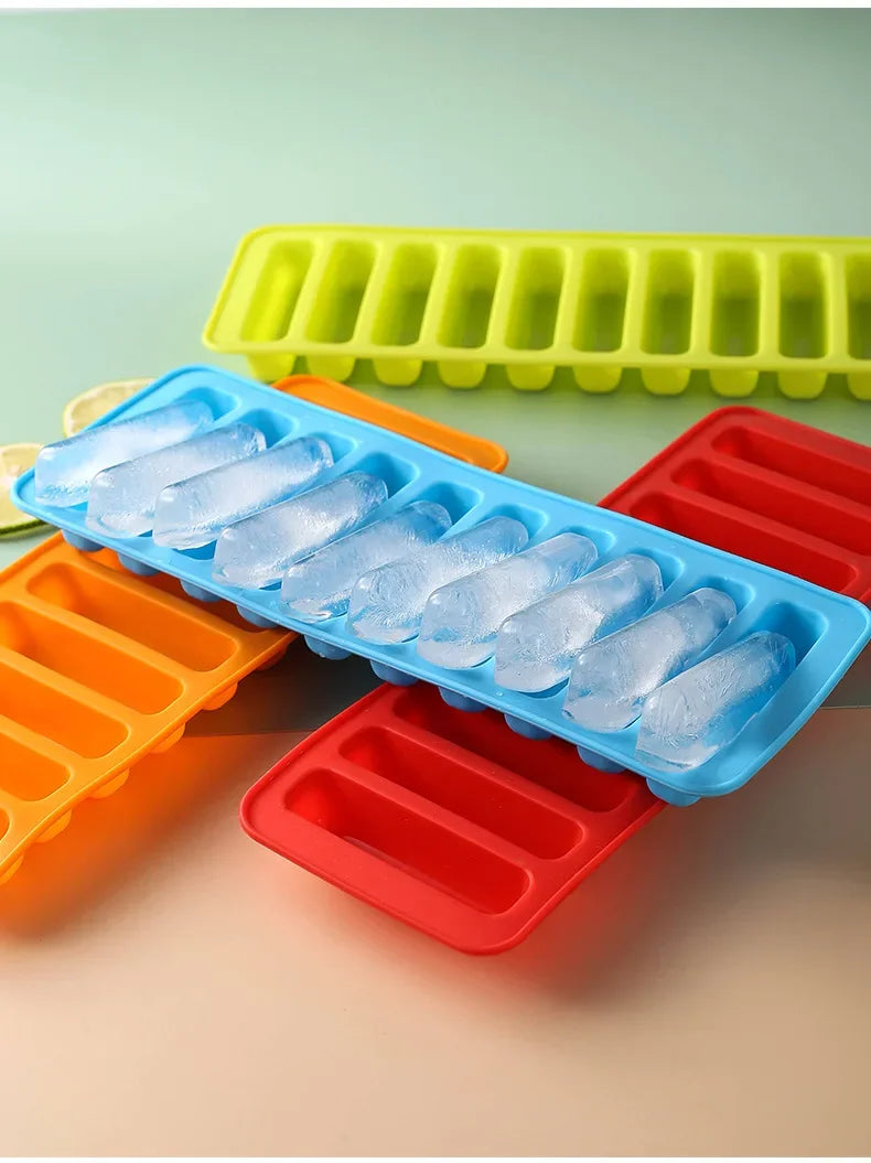 Silicone Long Strip Finger Biscuit Mold Tray - Afralia™ Bakeware