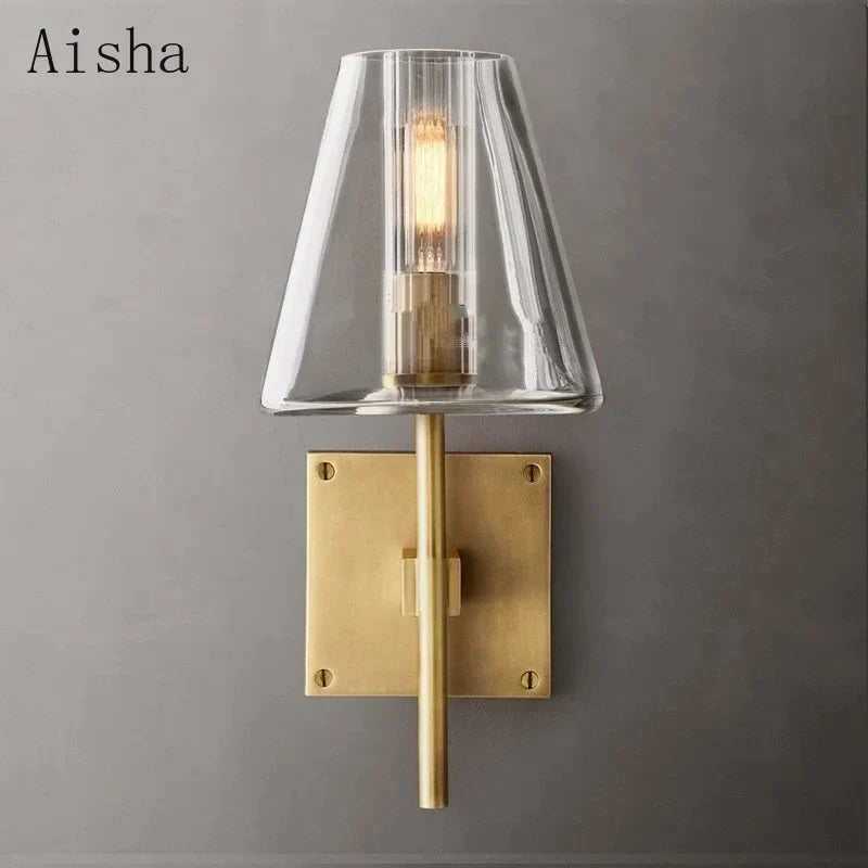 Afralia™ Minimalist Nordic Wall Sconce for Home Bedroom Interior TV Stair Large Decoration