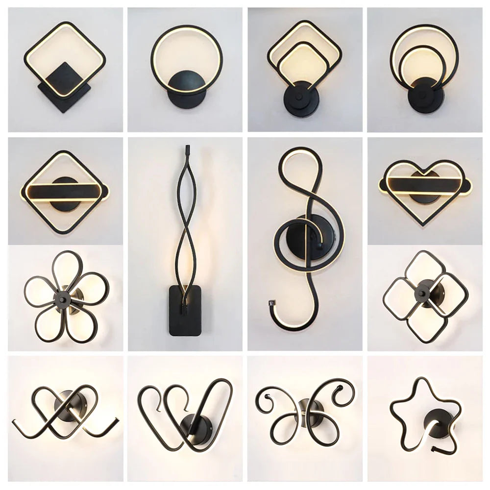 Afralia™ LED Indoor Wall Light Modern Ceiling Lamps for Home Lighting