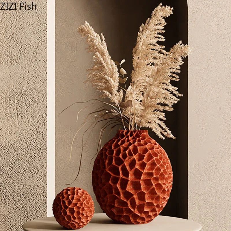 Afralia™ Honeycomb Vase: Creative Desk Decoration with Artificial Flowers