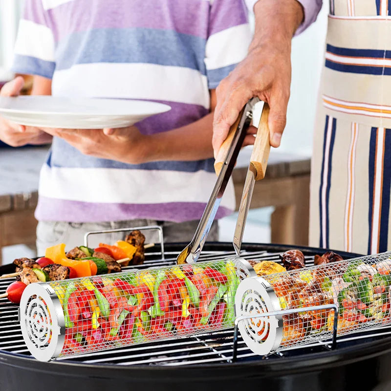 Afralia™ Grilling Basket: Ultimate BBQ Tool for Fish, Vegetables, and More