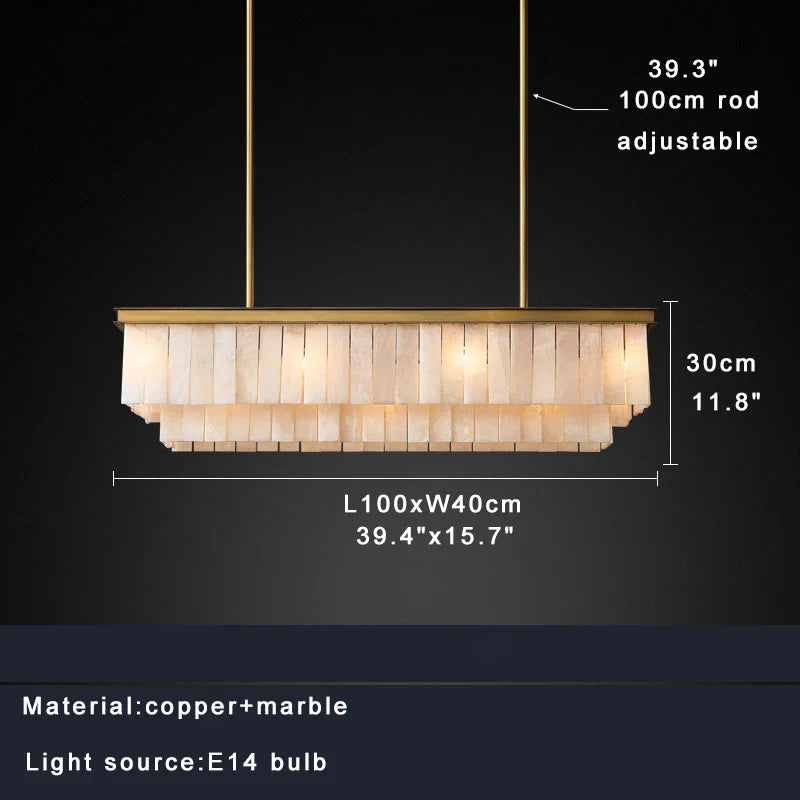 Afralia™ Marble Pendant Light - Luxury Stone Hanging Lamp for Kitchen Island & Dining Room