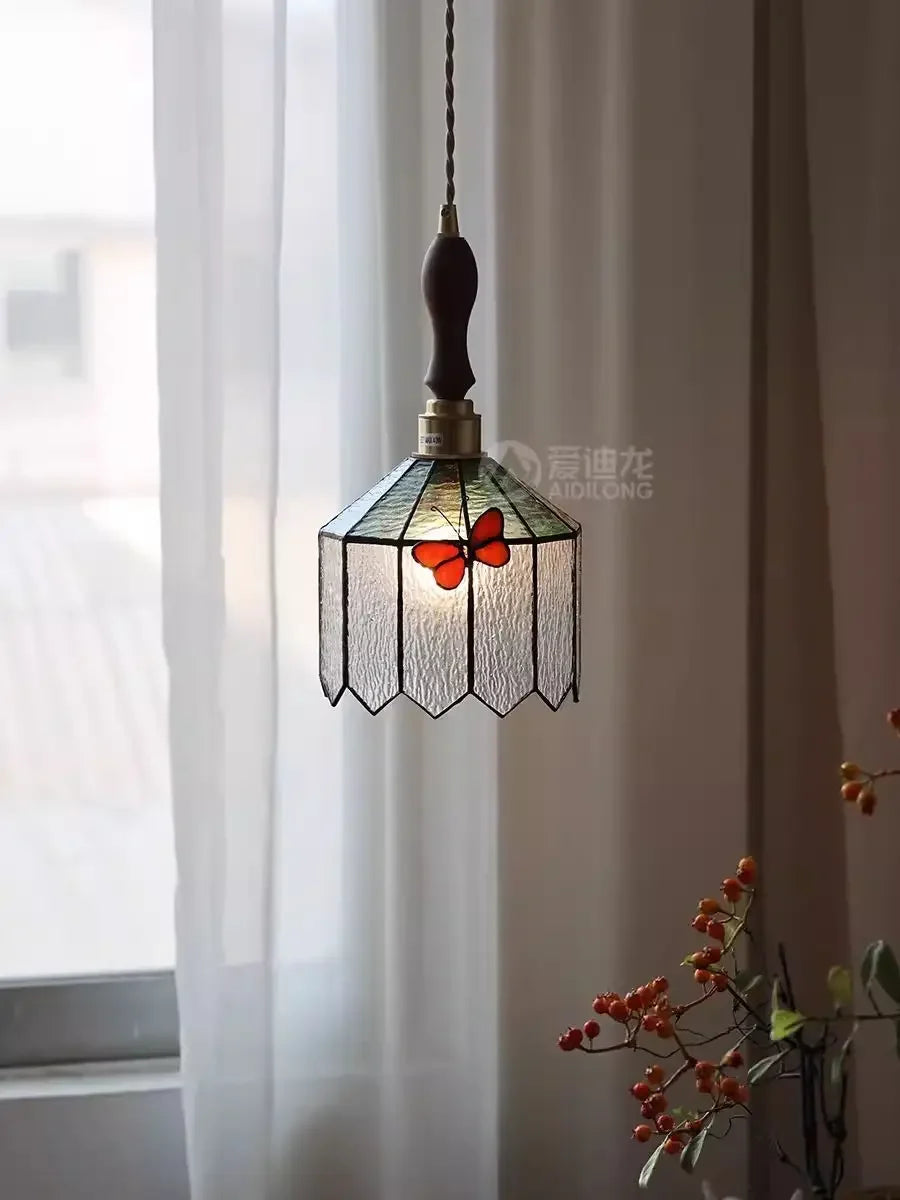 Afralia™ Butterfly Chandelier: French Retro Nostalgic Lighting for Bedroom, Restaurant, Bar, Foyer