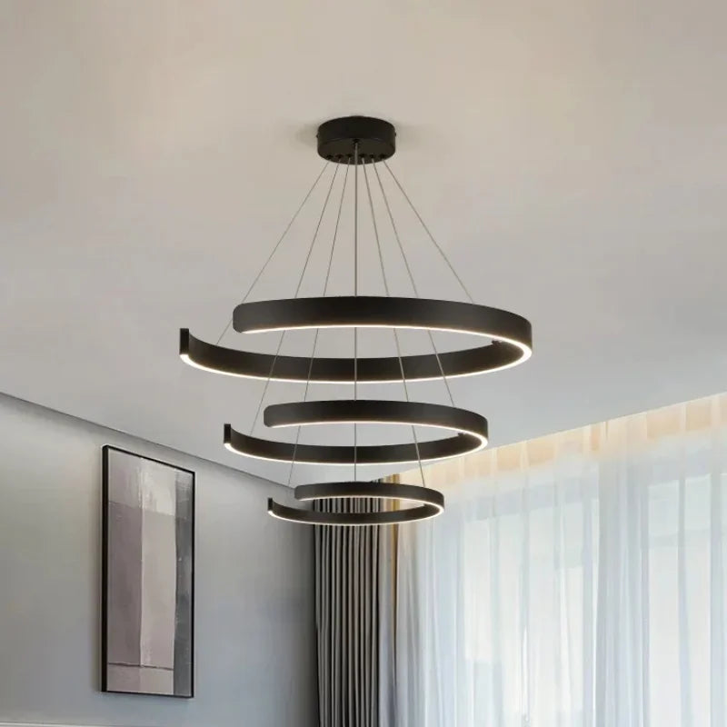 Afralia™ Modern LED Pendant Lights for Home Decor and Lighting Fixtures