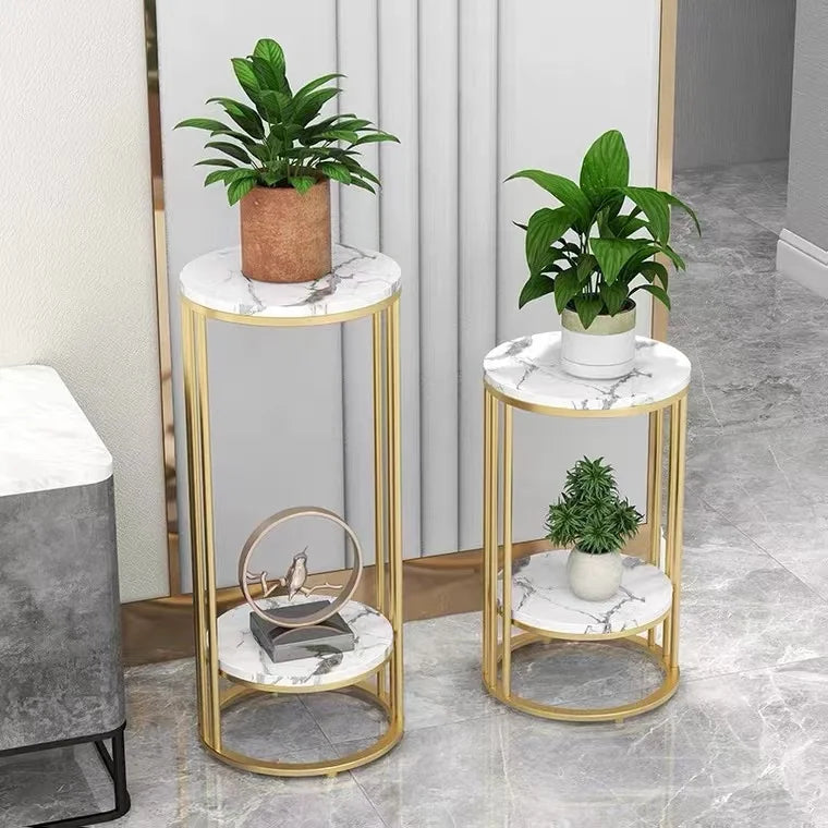 Afralia™ Metal Round Side Table: Minimalist Nordic Design for Living Room