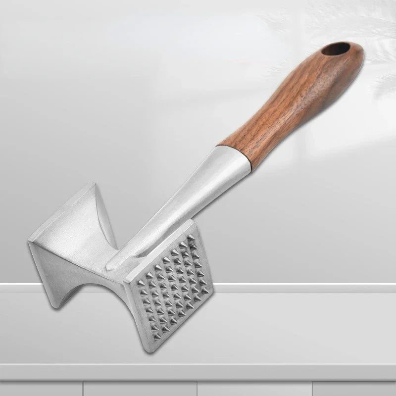 Afralia™ Dual-sided Stainless Steel Meat Tenderizer Hammer