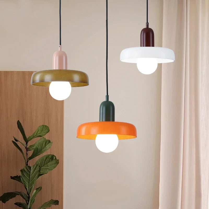 Afralia™ Colorful Glass Pendant Lights for Modern Decor and Lighting in Living Room and Restaurant