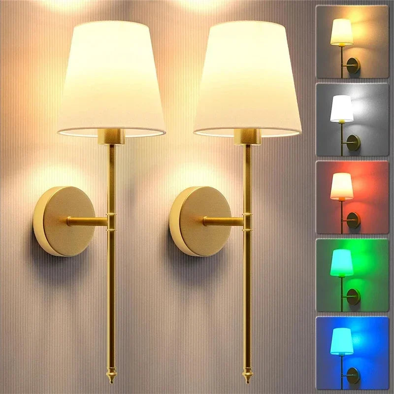Afralia™ RGB Remote Wall Lamp for Ambience and Decor