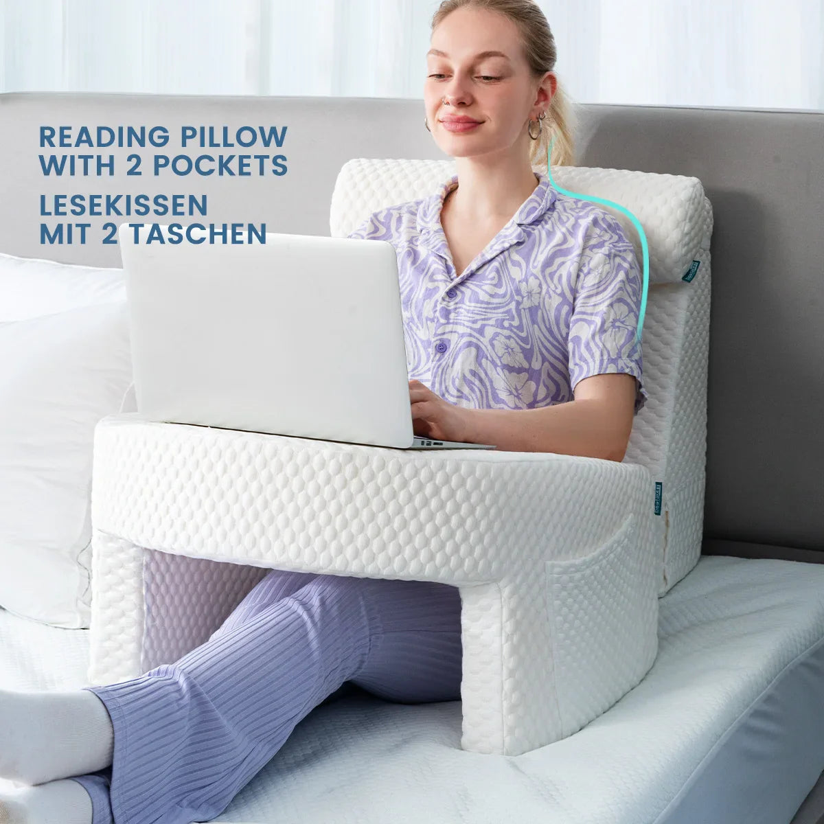 Afralia™ Soft Reading Pillow - Perfect for Gaming, Working, and Relaxing on Floor Sofa