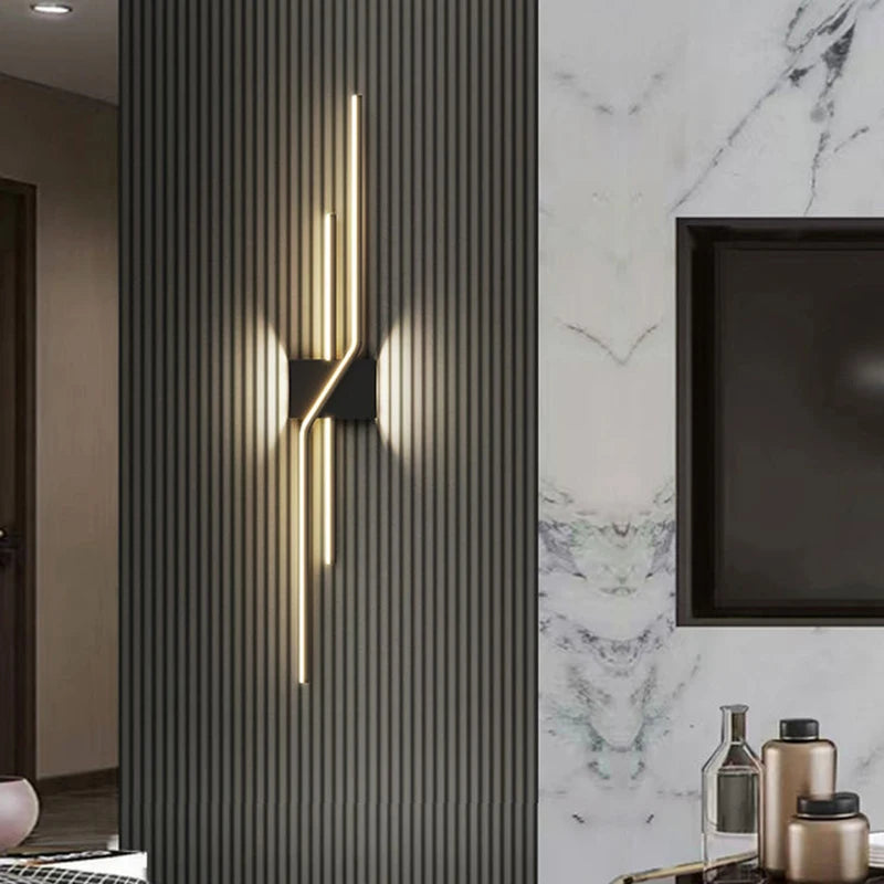 Afralia™ Modern LED Wall Lamps in Black and White for Versatile Indoor Lighting
