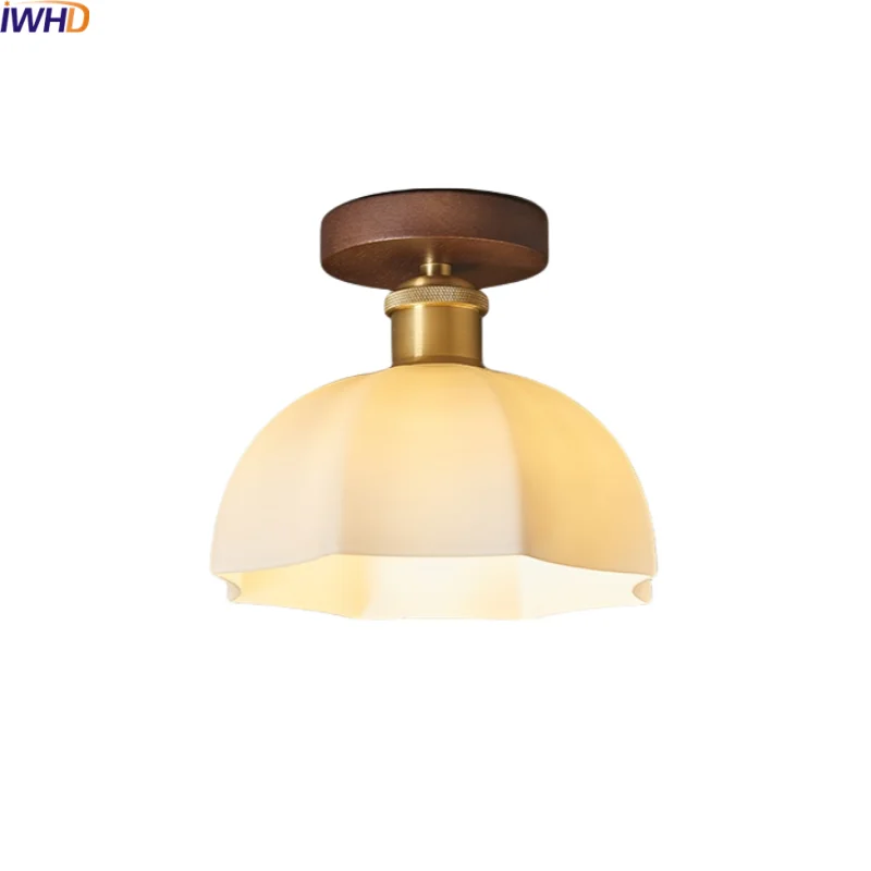 Afralia™ LED Ceiling Light Modern Style Indoor Lighting Aluminum Glass Nordic Lamp