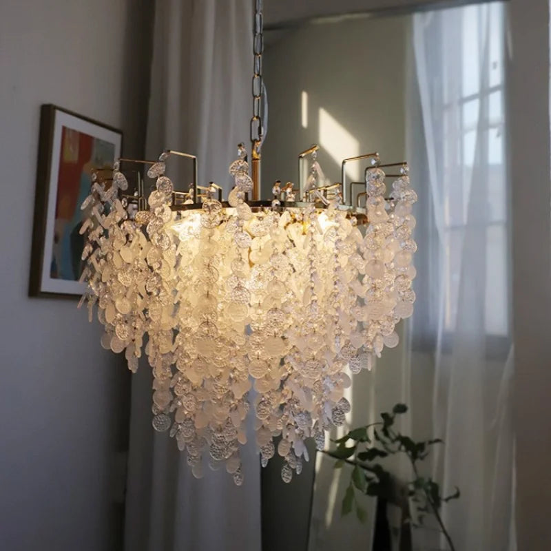 Afralia™ Crystal Chandelier: Luxury LED Lighting for Bedroom, Girl Room.