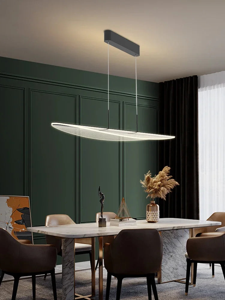 Afralia™ Modern Minimalist Acrylic LED Chandelier for Home Decor and Indoor Lighting