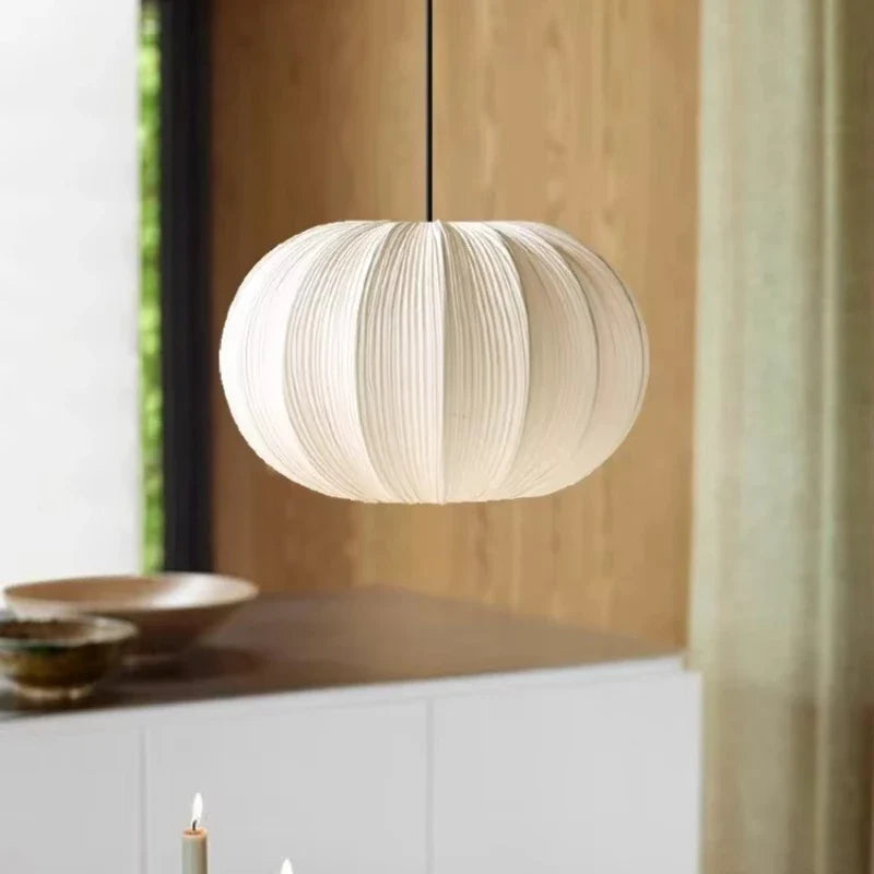 Afralia™ Fabric LED Pendant Lights Bar Chandelier Dining Room Decor Lighting