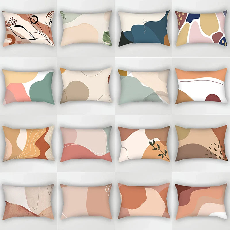Nordic Geometric Sofa Pillowcase by Afralia™ - Modern Living Room Cushion Cover
