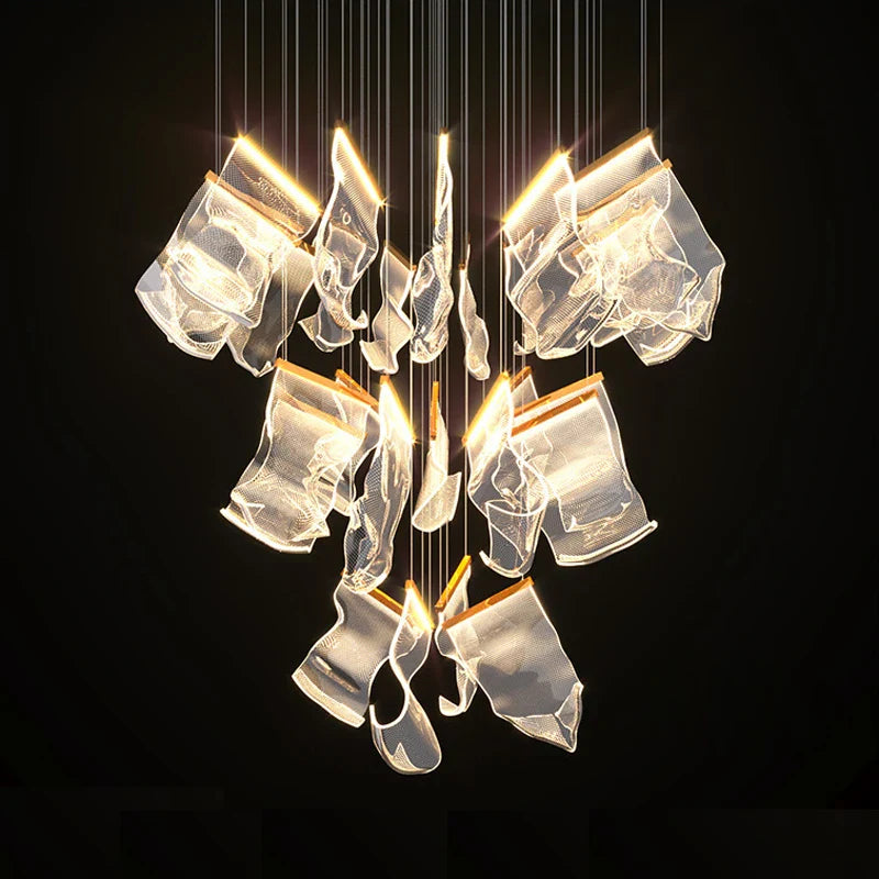 Afralia™ Modern LED Chandeliers for Home Décor & Dining Room Lighting