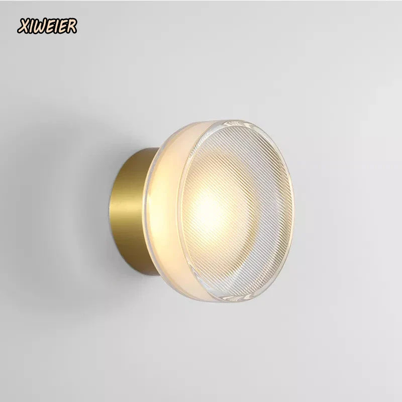 Afralia™ Nordic Acrylic Bedside Wall Lamp: Minimalist Bedroom Decorative Light