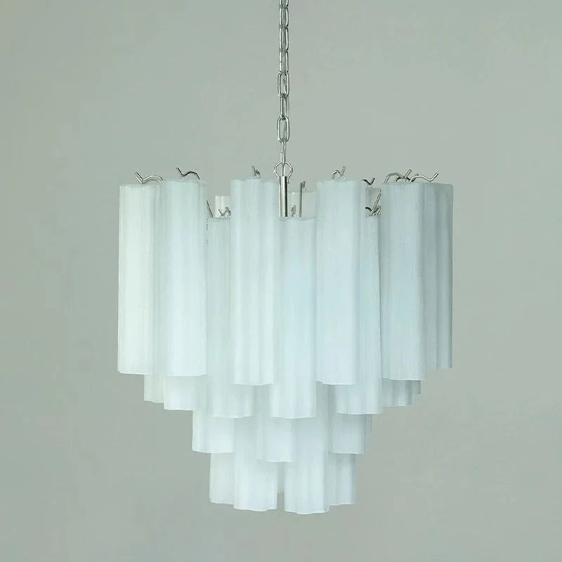 Afralia™ Crystal Glass Chandelier Pendant Light for Dining Living Bedroom Ceiling