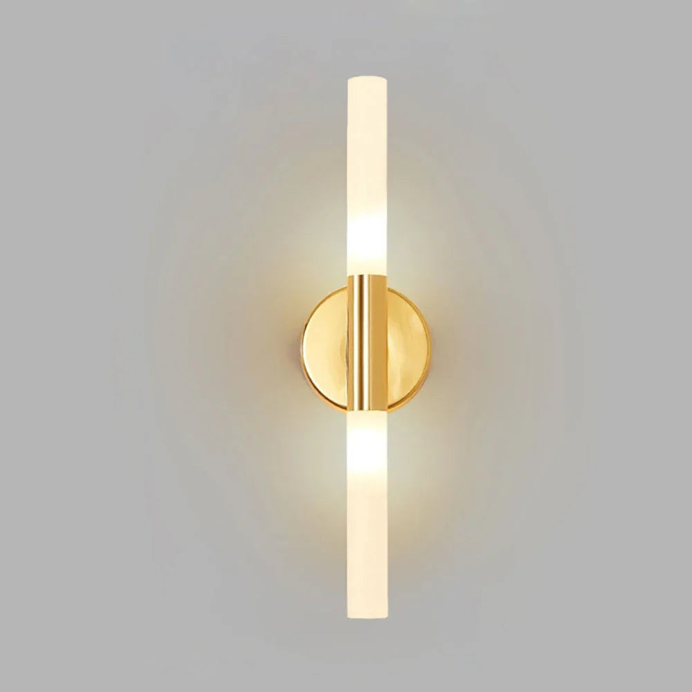 Afralia™ Nordic Gold Black Metal Up Down Wall Lamps for Indoor Bedroom and Bathroom Mirror Lighting