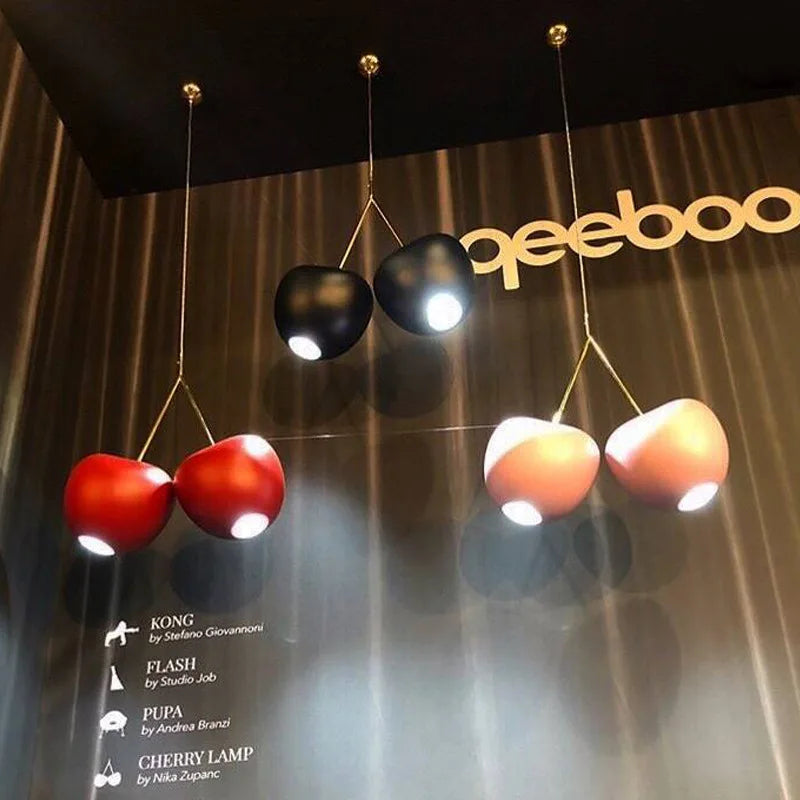 Afralia™ Cherry Pendant Lamp: Modern Designer Ceiling Chandelier for Home Decor