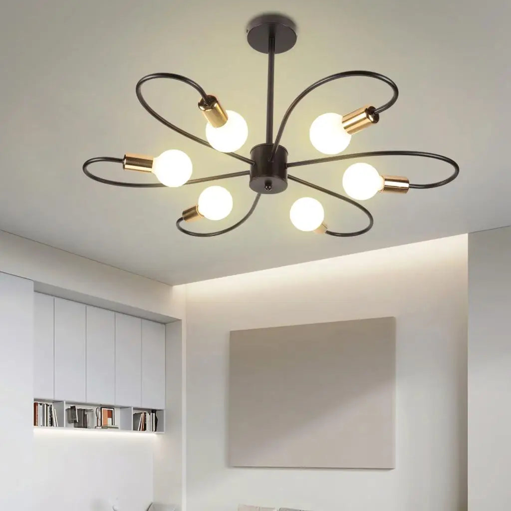 Afralia™ Modern LED Ceiling Chandeliers for Living Room Dining Bedroom - Nordic Pendant Light