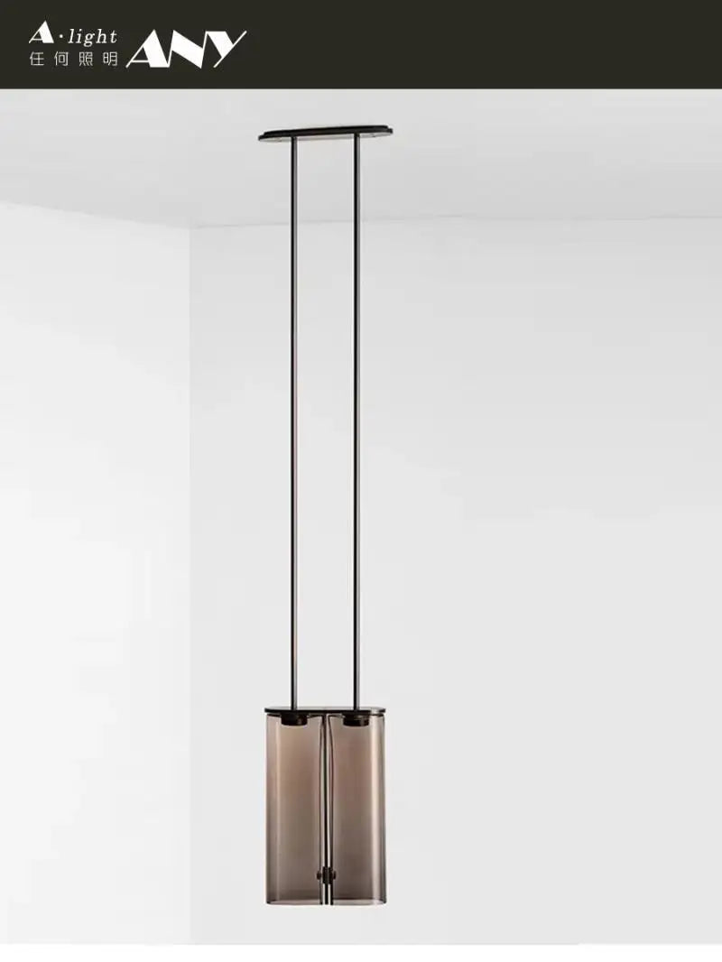 Afralia™ Glass Pendant Light: Modern Italian Design, LED, Small Hanging Lamp for Kitchen Island.