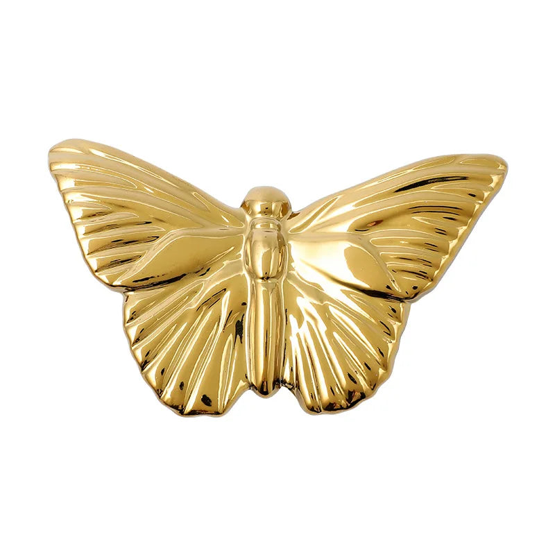 Afralia™ Golden Butterfly Wall Decoration Set