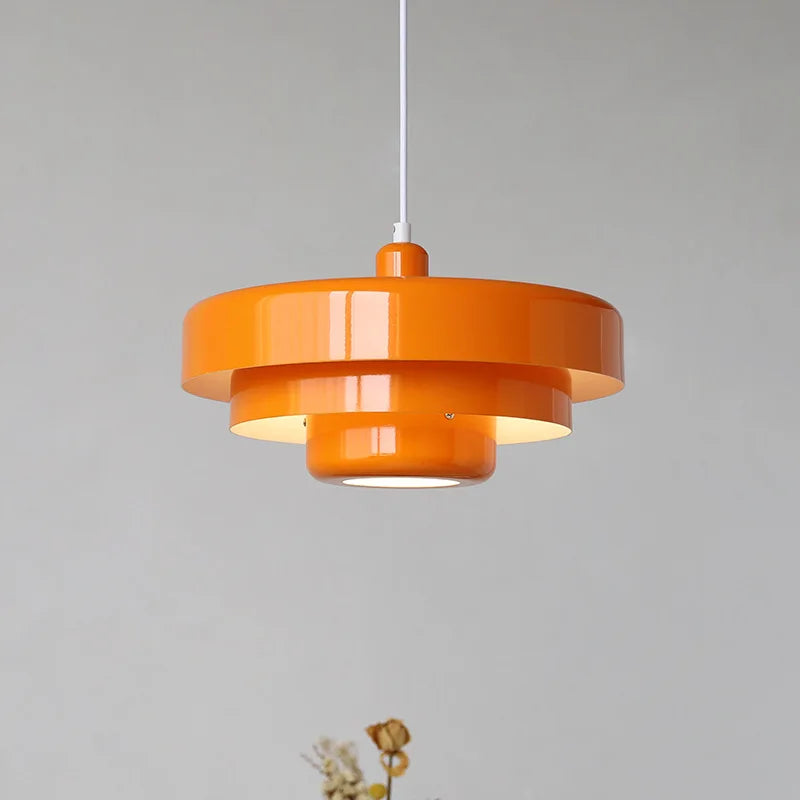 Afralia™ Medieval Orange Pendant Chandelier for Dining Room and Restaurant Lighting