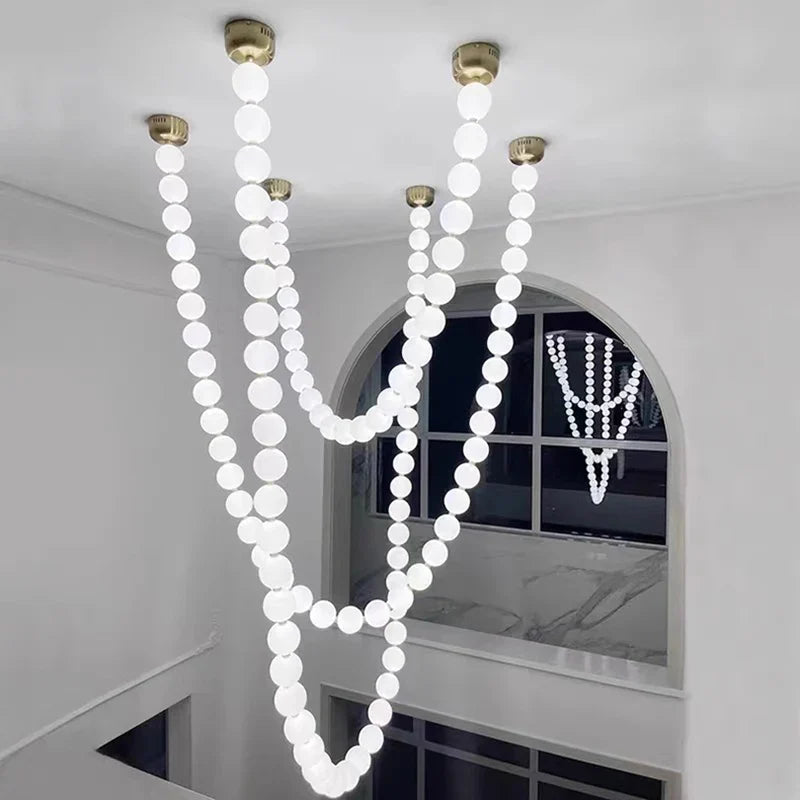 Afralia™ Modern LED Pendant Chandeliers for Living and Dining Rooms
