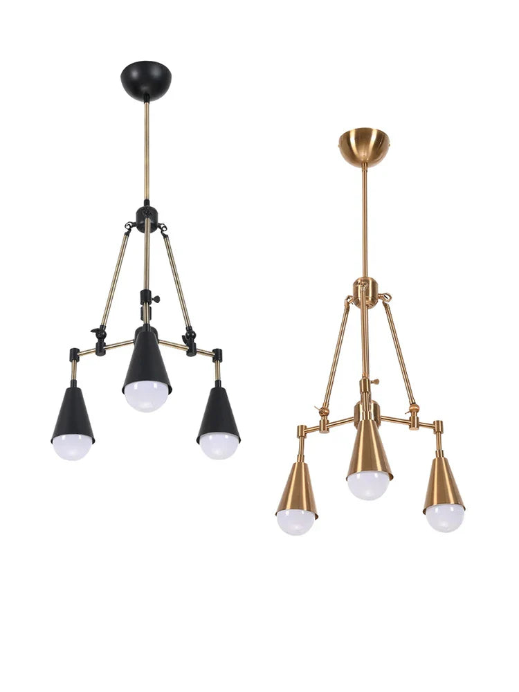 Afralia™ Metal Chandelier: European Style Dining Table Pendant Light, Modern Decor Art