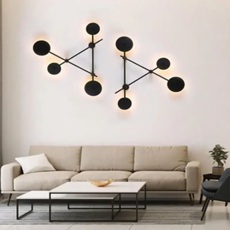 Afralia™ Creative Line RGB Led Wall Lamp for Living Room, Bedroom, Nordic Minimalism