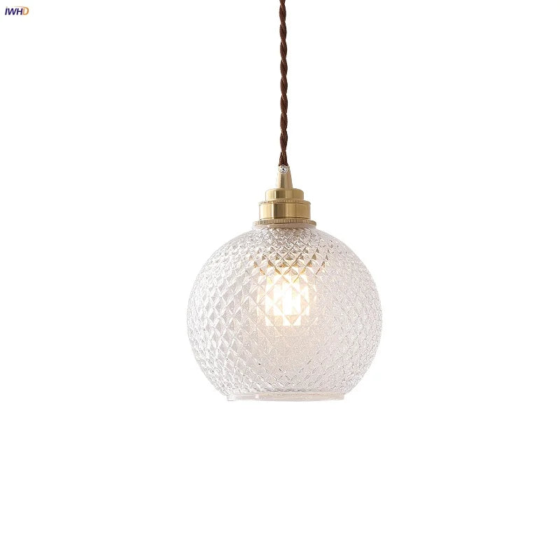 Afralia™ Glass Globe LED Pendant Light Fixture for Porch Kitchen Aisle, Adjustable Hanging Lamp
