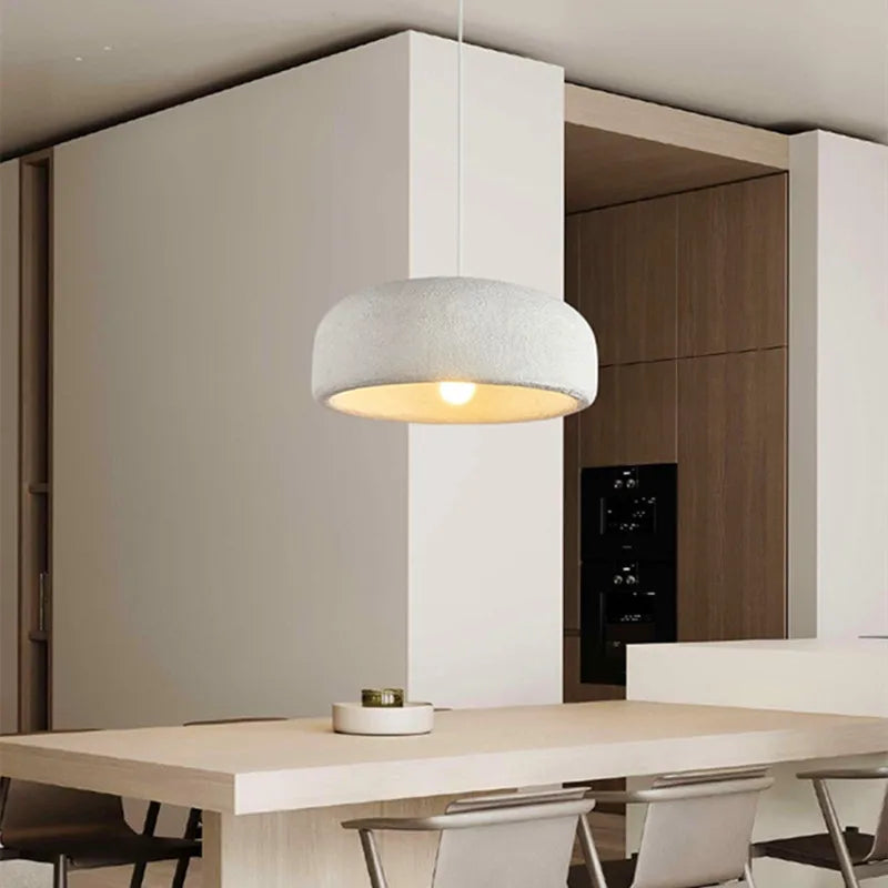 Afralia™ Nordic Wabi Sabi LED Chandelier for Dining Room, Bedroom, Bar Island