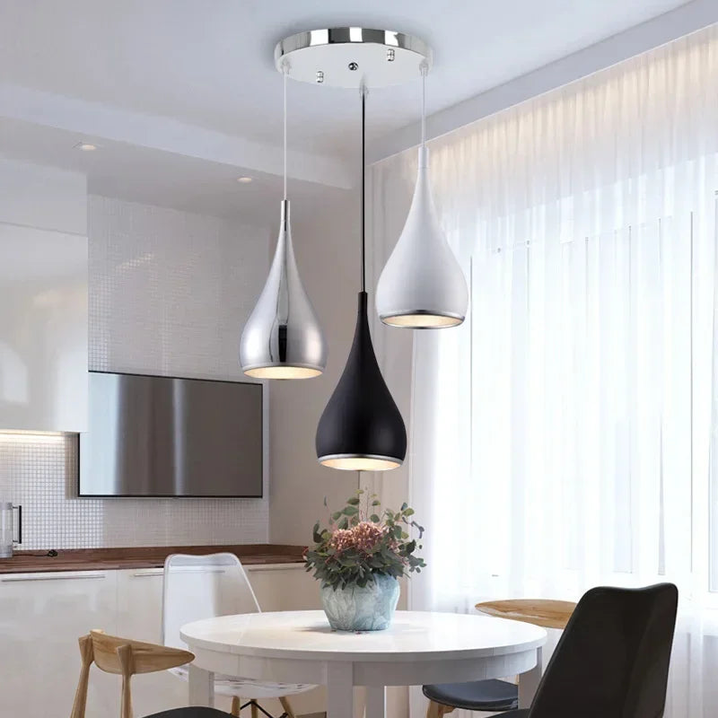 Afralia™ Modern LED Pendant Lights for Dining Room Minimalist Home Lighting