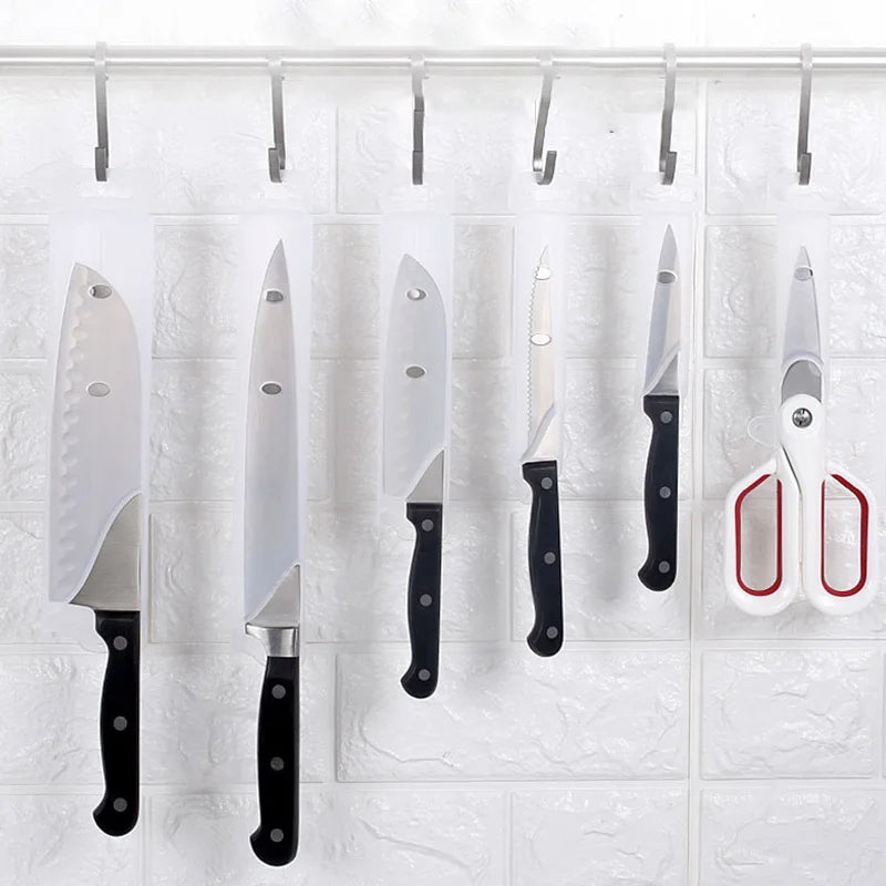 Afralia™ Knife Scabbard: Blade Sleeve for Chef Knives, Bread Knives, Scissors & More