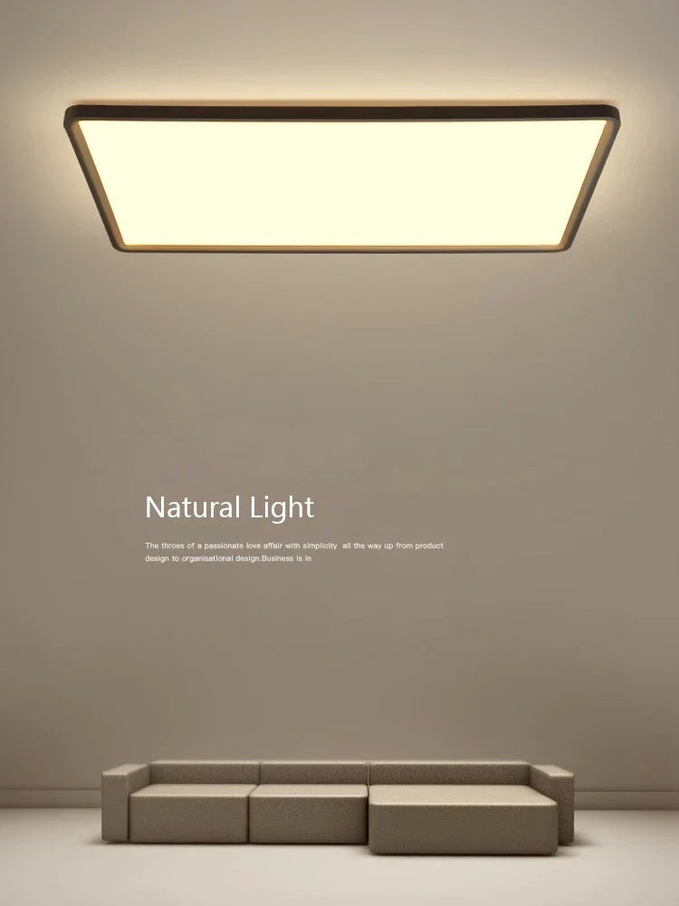 Afralia™ Square Led Ceiling Lights for Home Decoration, Modern Minimalist Indoor Lamps