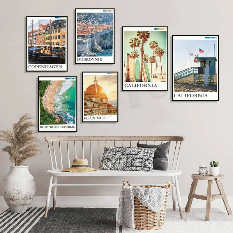 Afralia™ Travel Posters: Grand Canyon, Florence, Croatia, Cinque Terre, Chicago, Budapest & More