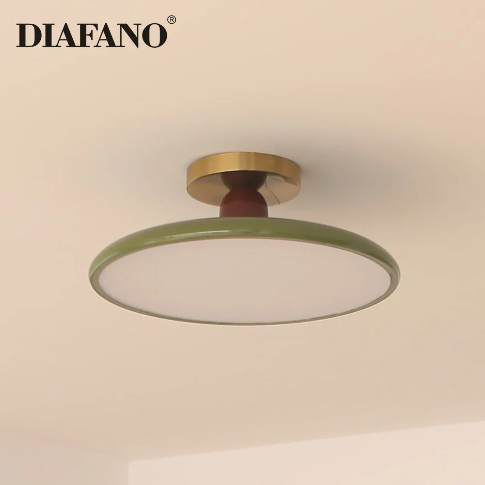 Afralia™ Colorful Modern LED Ceiling Light - Nordic Design Chandelier for Living Room & Bedroom